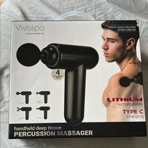 Black Percussion Massager